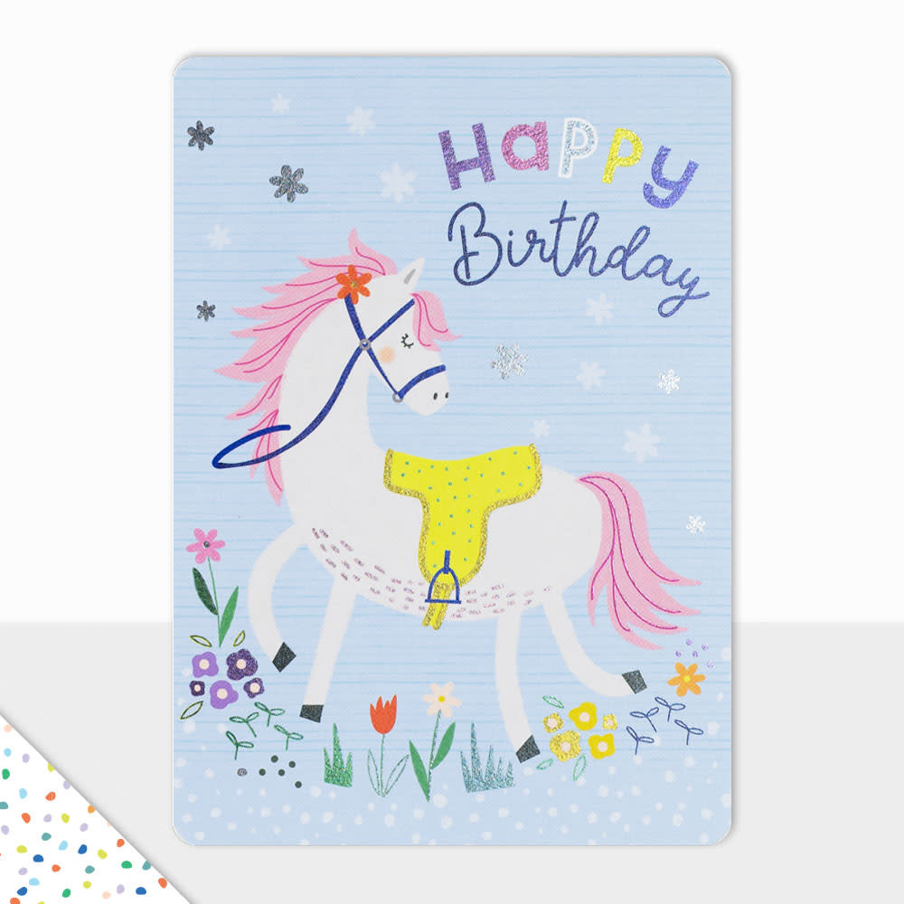 Birthday Card: Happy Birthday Horse