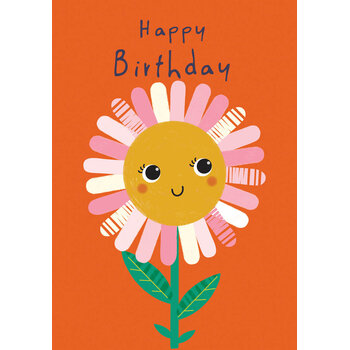Birthday Card: Happy Birthday Sunflower