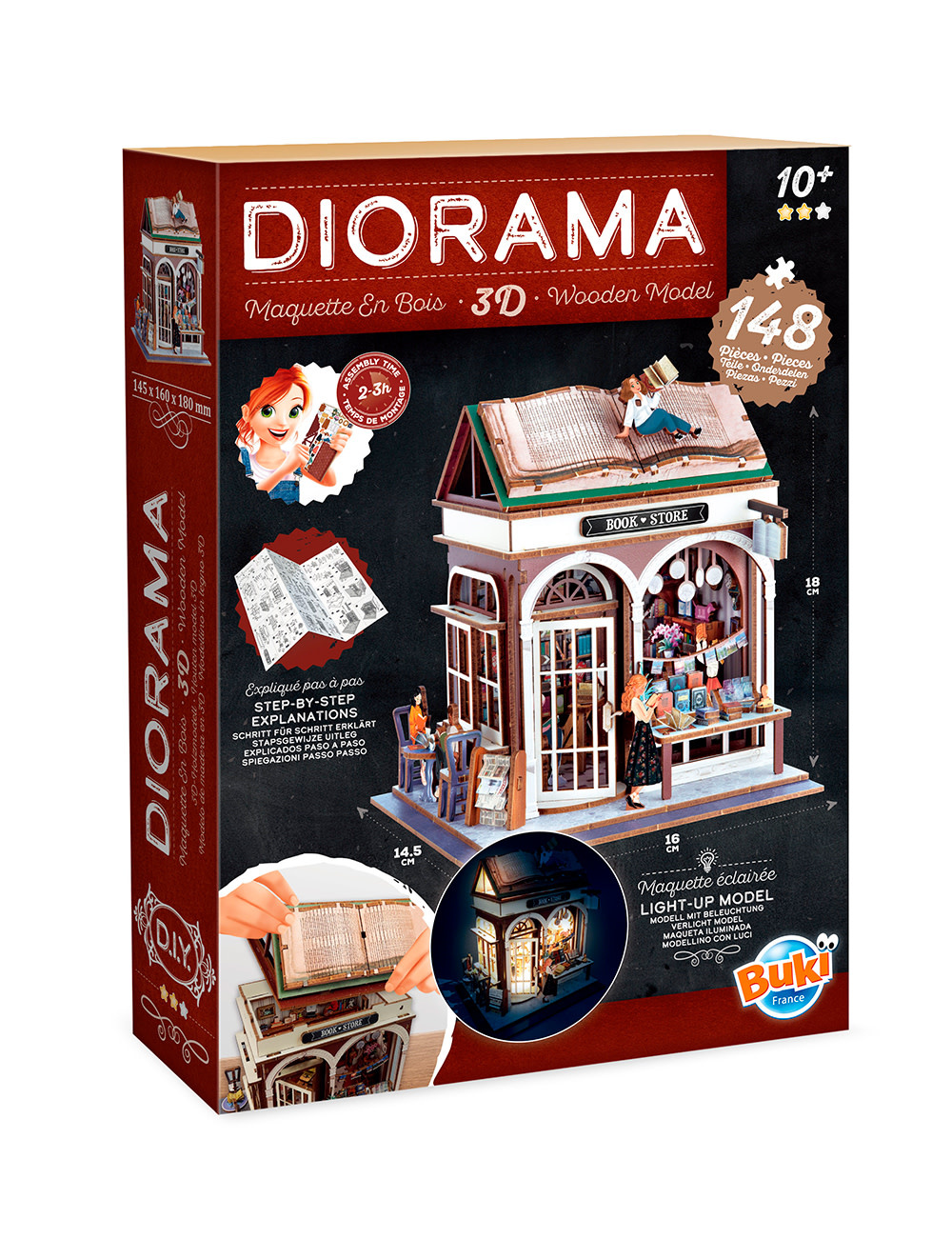 Buki France Buki Diorama: Book Shop