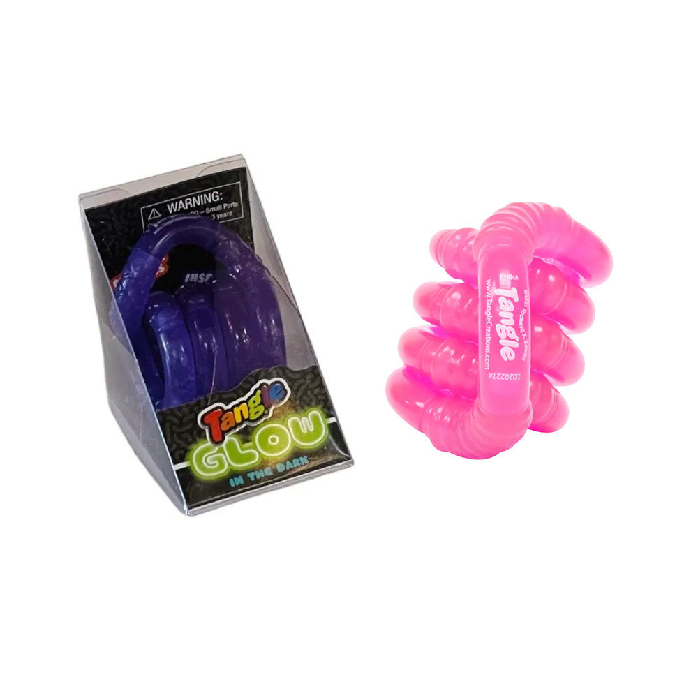 Tangle Jr Glow in the Dark: Assorted