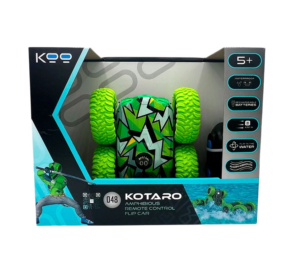 Kaboom Koo RC Flip Car: Amphibious Kotaro