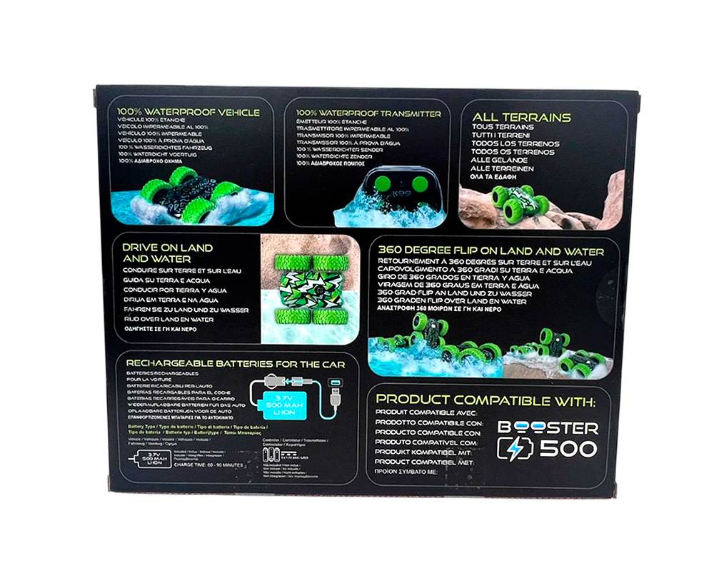 Kaboom Koo RC Flip Car: Amphibious Kotaro