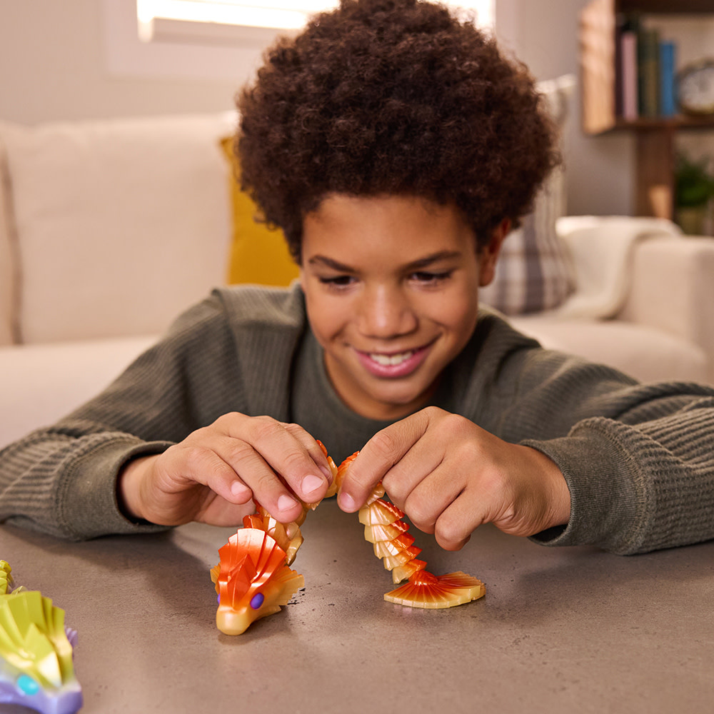 CrystaLynx Collectible Articulated Dragon: Assorted