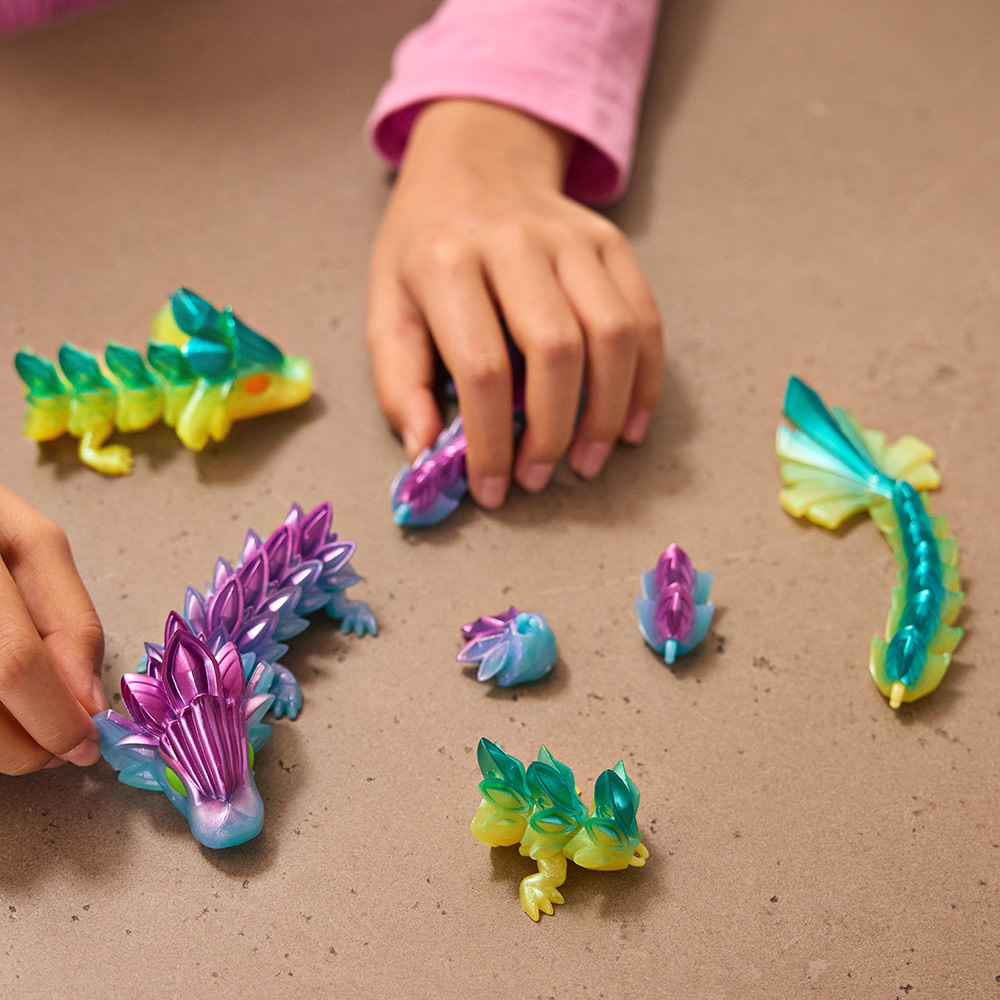 CrystaLynx Collectible Articulated Dragon: Assorted