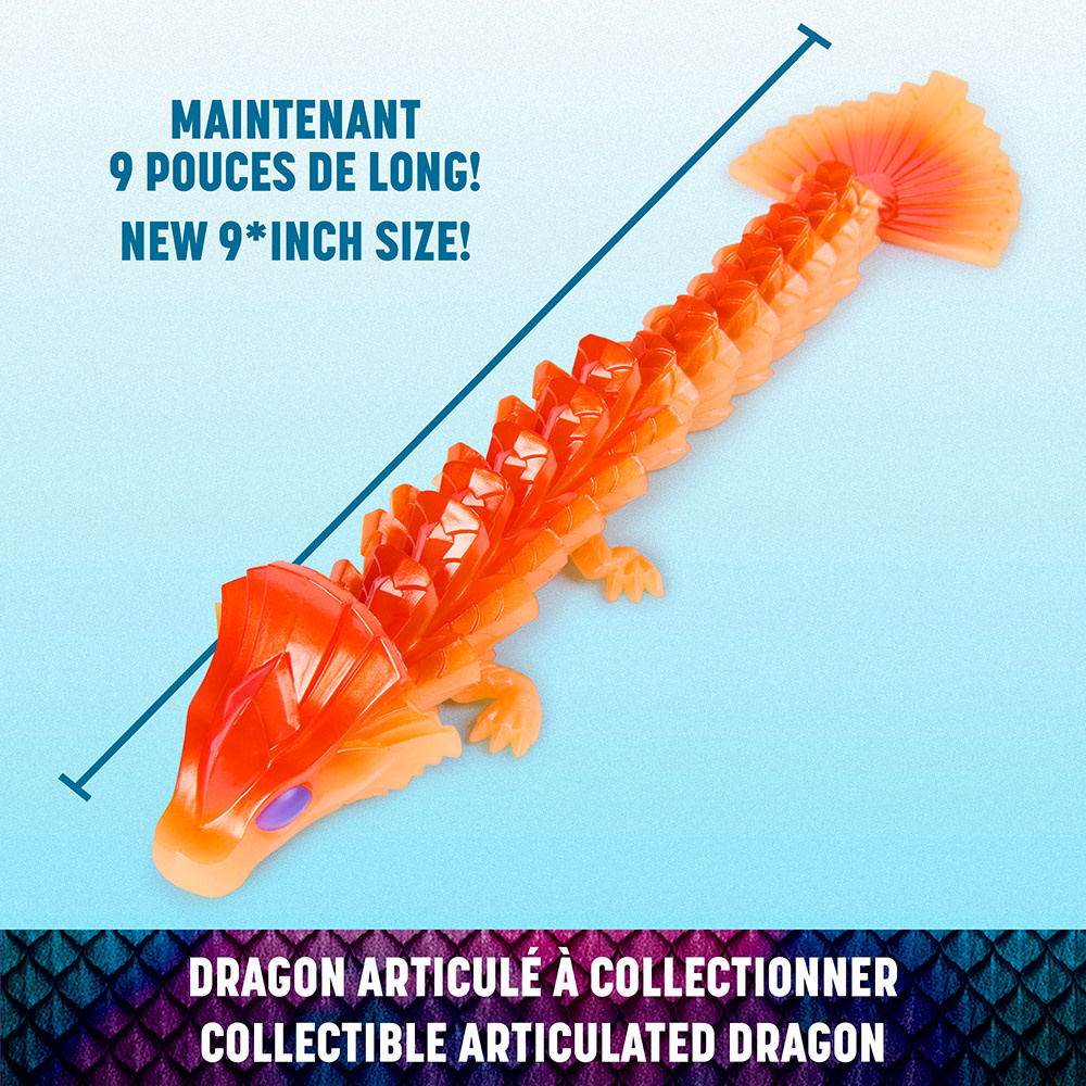 CrystaLynx Collectible Articulated Dragon: Assorted