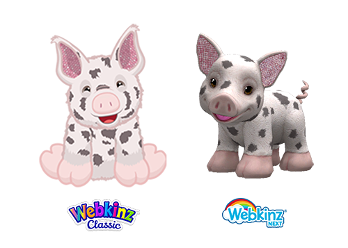 Ganz Webkinz Spotted Pig