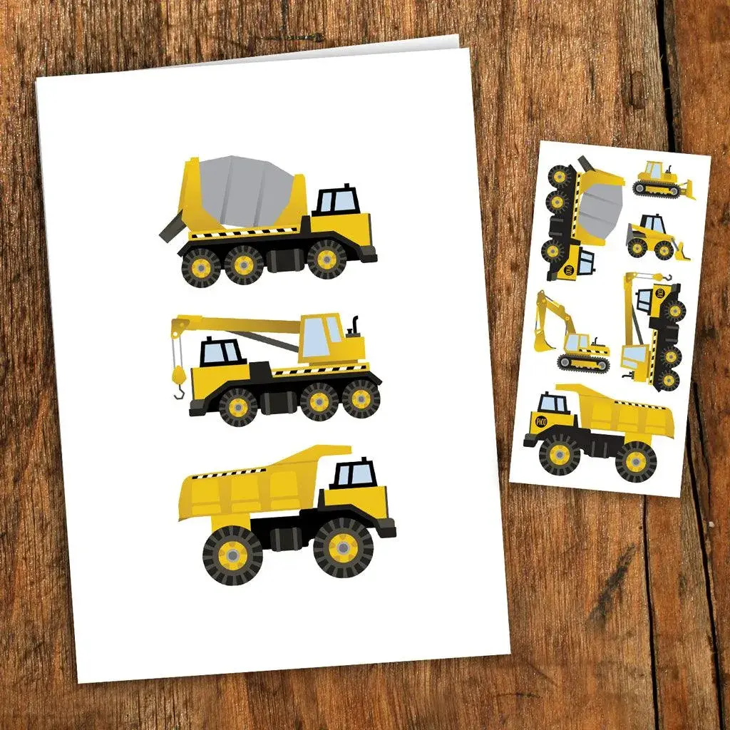 Pico Greeting Card with Tattoos - Trucks