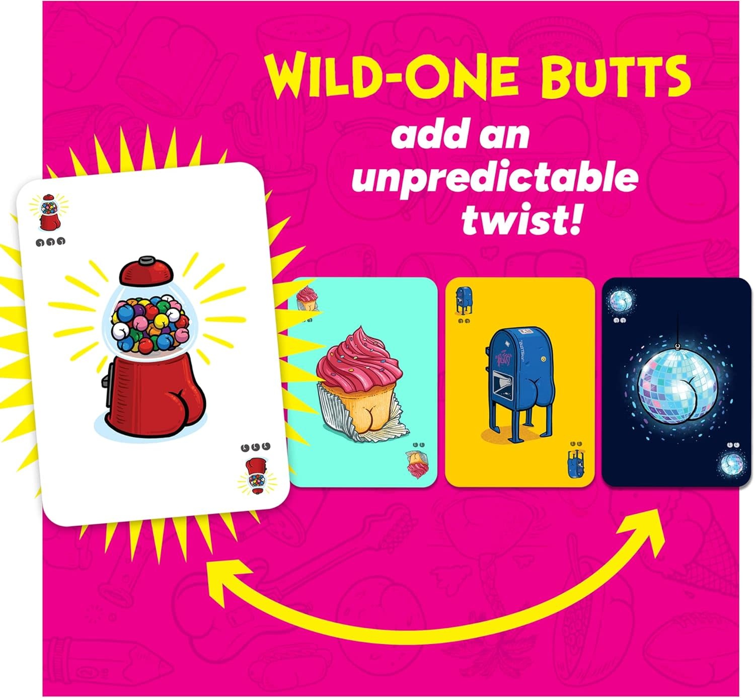 Gamewright Butts on Things Game