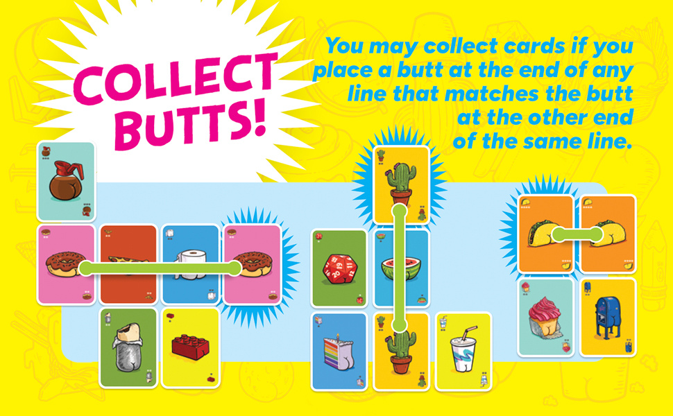 Gamewright Butts on Things Game