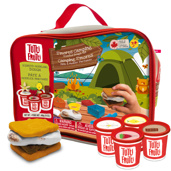 Tutti Frutti Tutti Frutti Modelling Dough Lunchbag Kit: S'Mores Camping