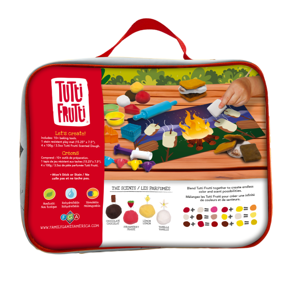 Tutti Frutti Tutti Frutti Modelling Dough Lunchbag Kit: S'Mores Camping