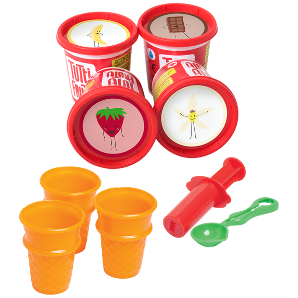 Tutti Frutti Tutti Frutti Modelling Dough Lunchbag Kit: Ice Cream