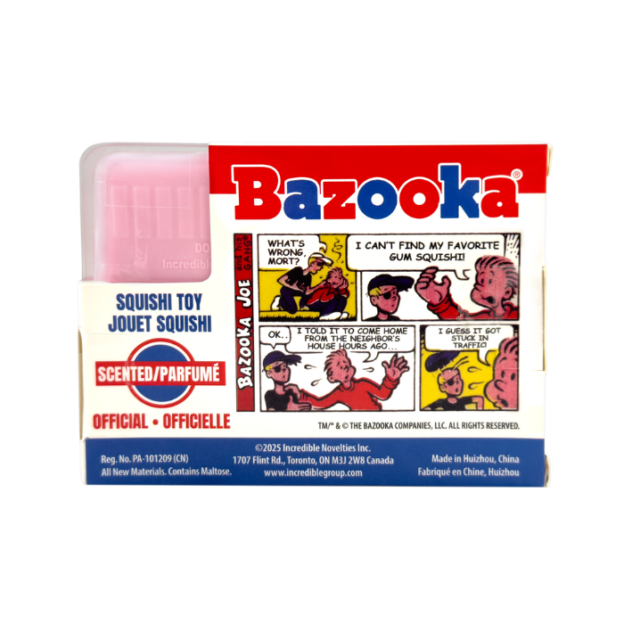 Squishy Toy - Bazooka Gum: Scented