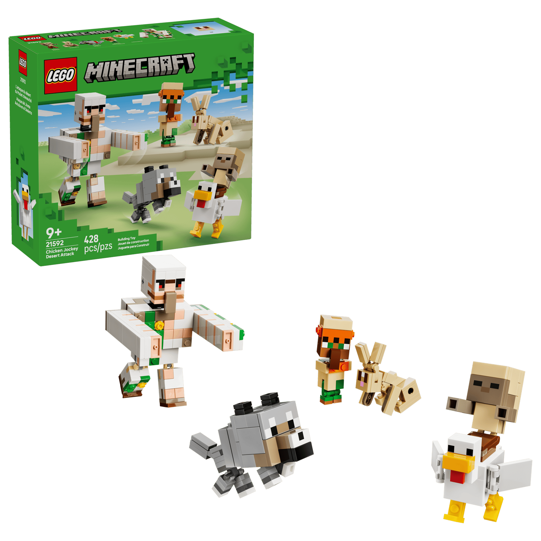 Lego Lego Minecraft Chicken Jockey Desert Attack