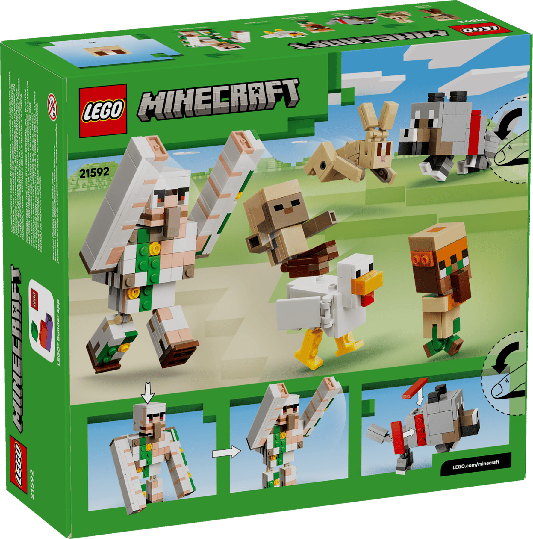 Lego Lego Minecraft Chicken Jockey Desert Attack