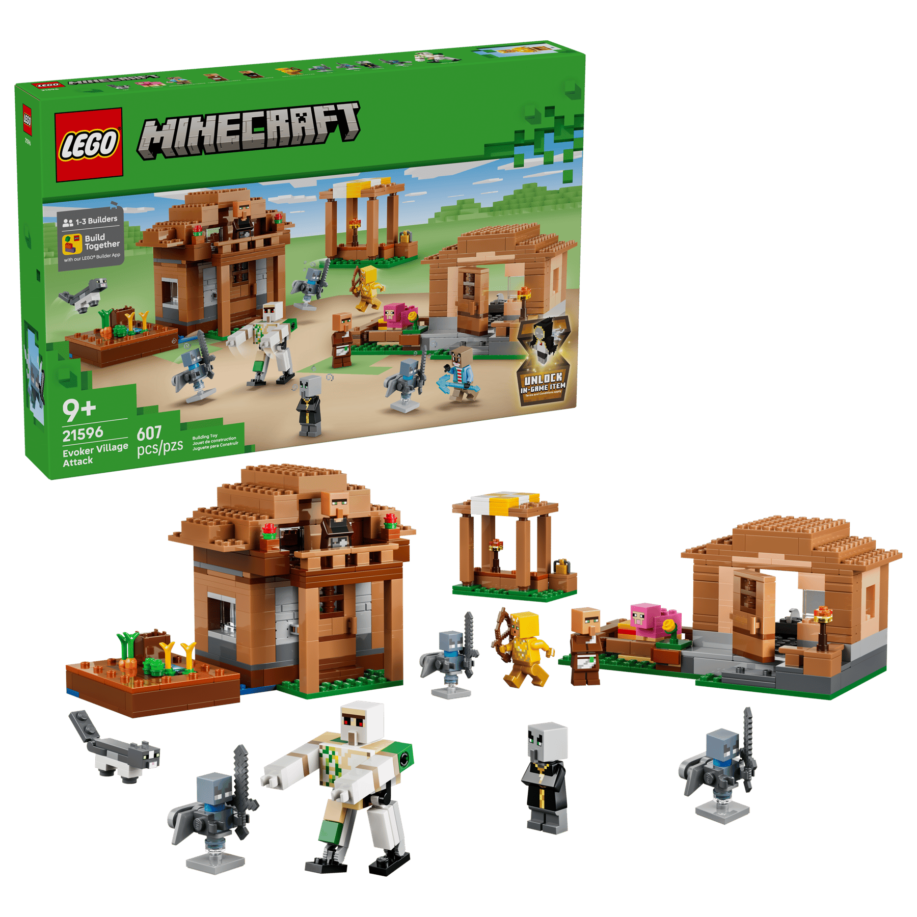 Lego Lego Minecraft Evoker Village Attack