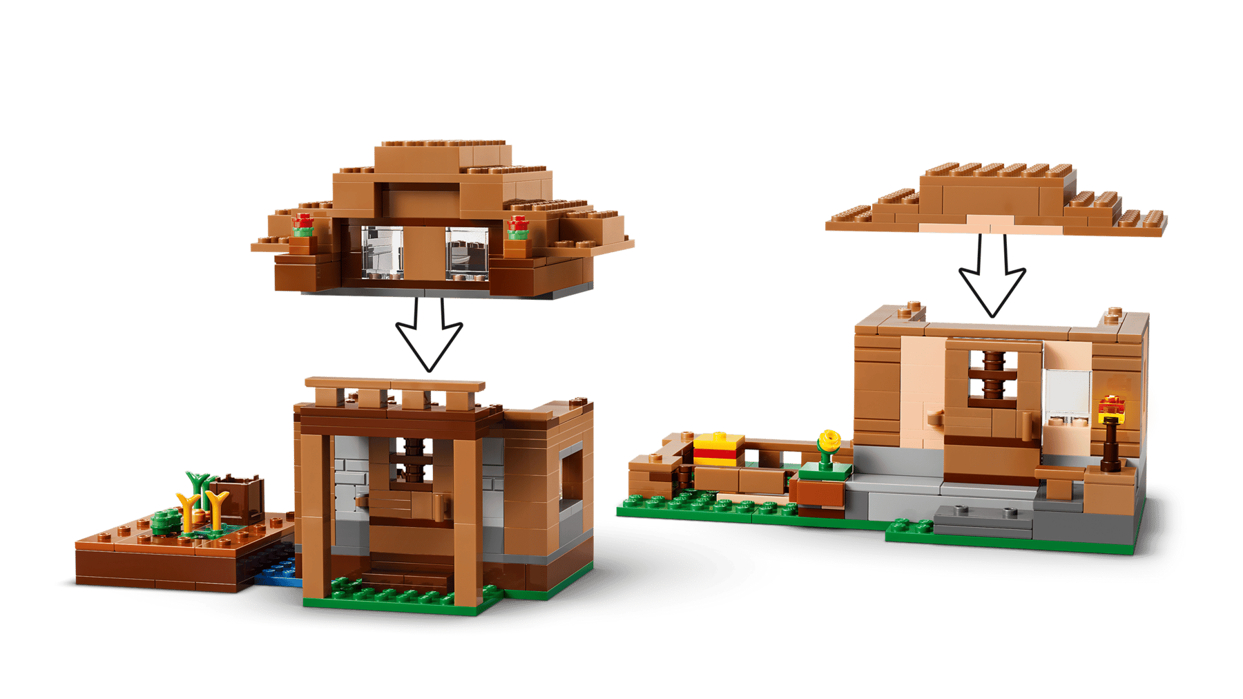 Lego Lego Minecraft Evoker Village Attack