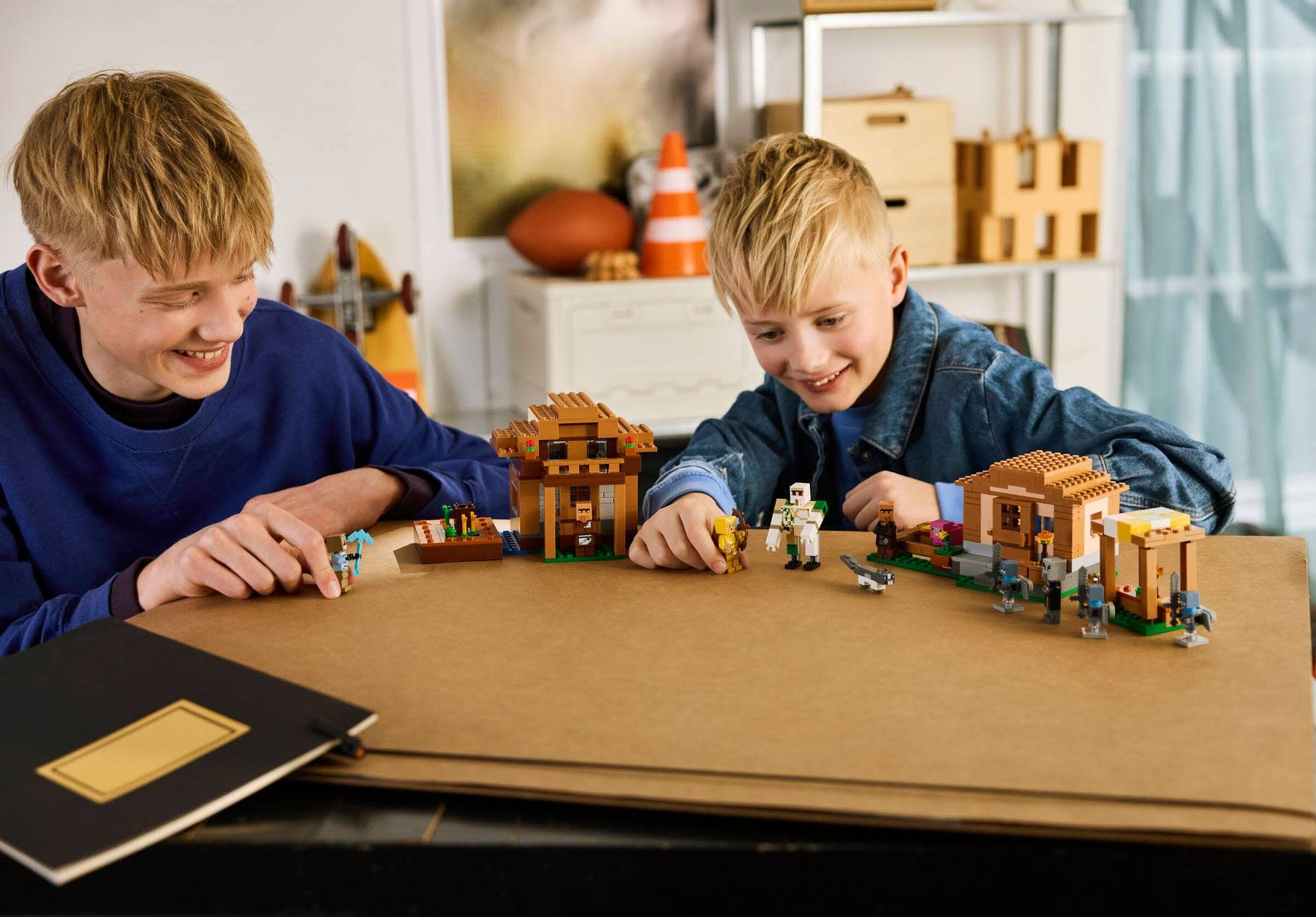 Lego Lego Minecraft Evoker Village Attack