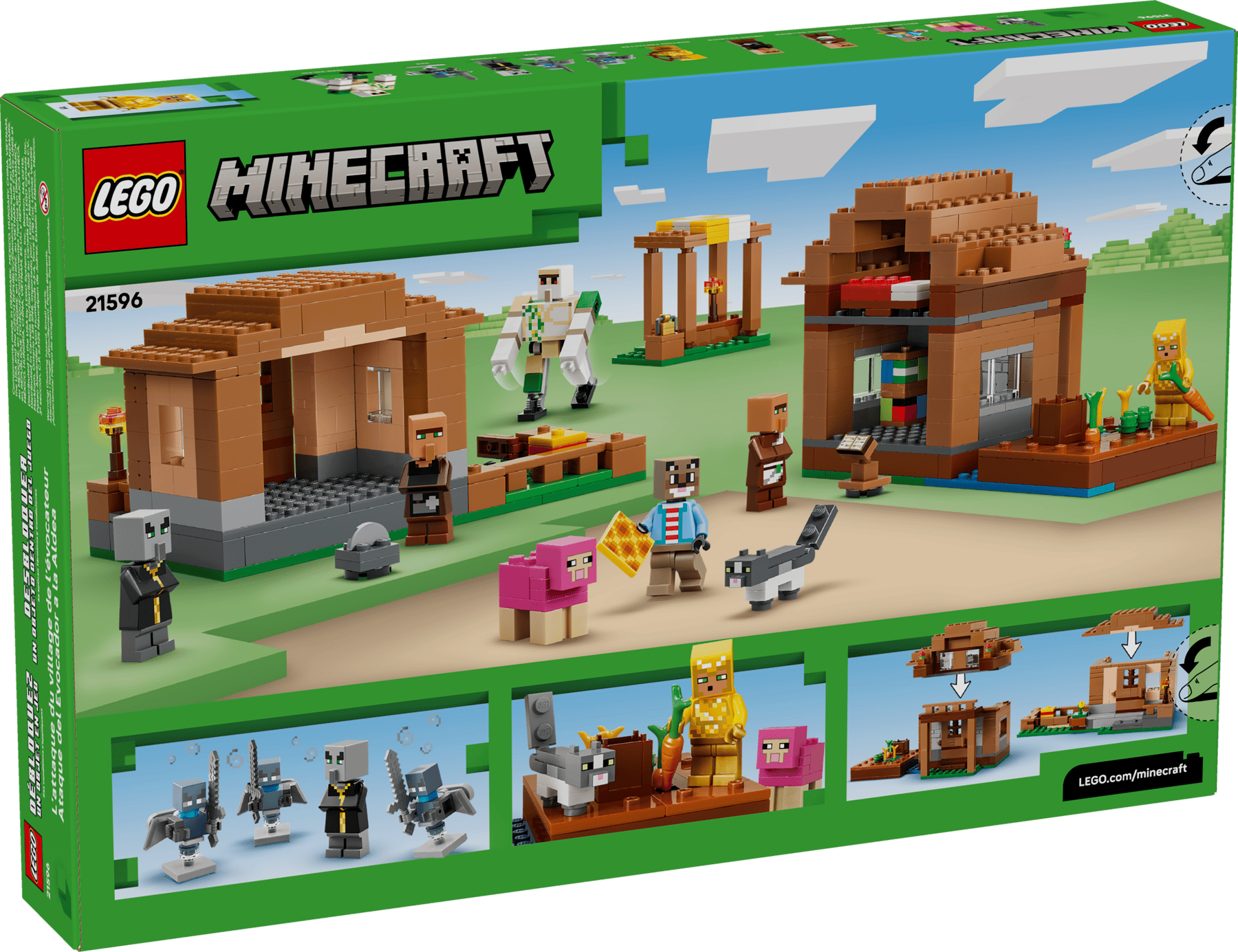 Lego Lego Minecraft Evoker Village Attack