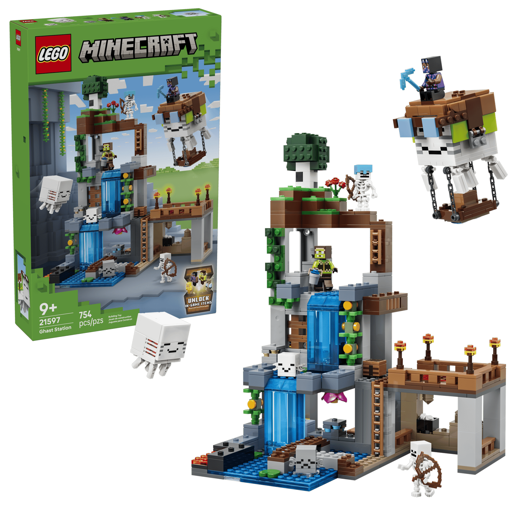 Lego Lego Minecraft Ghast Station