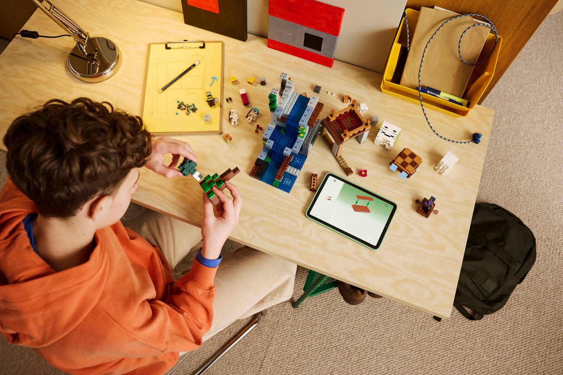 Lego Lego Minecraft Ghast Station