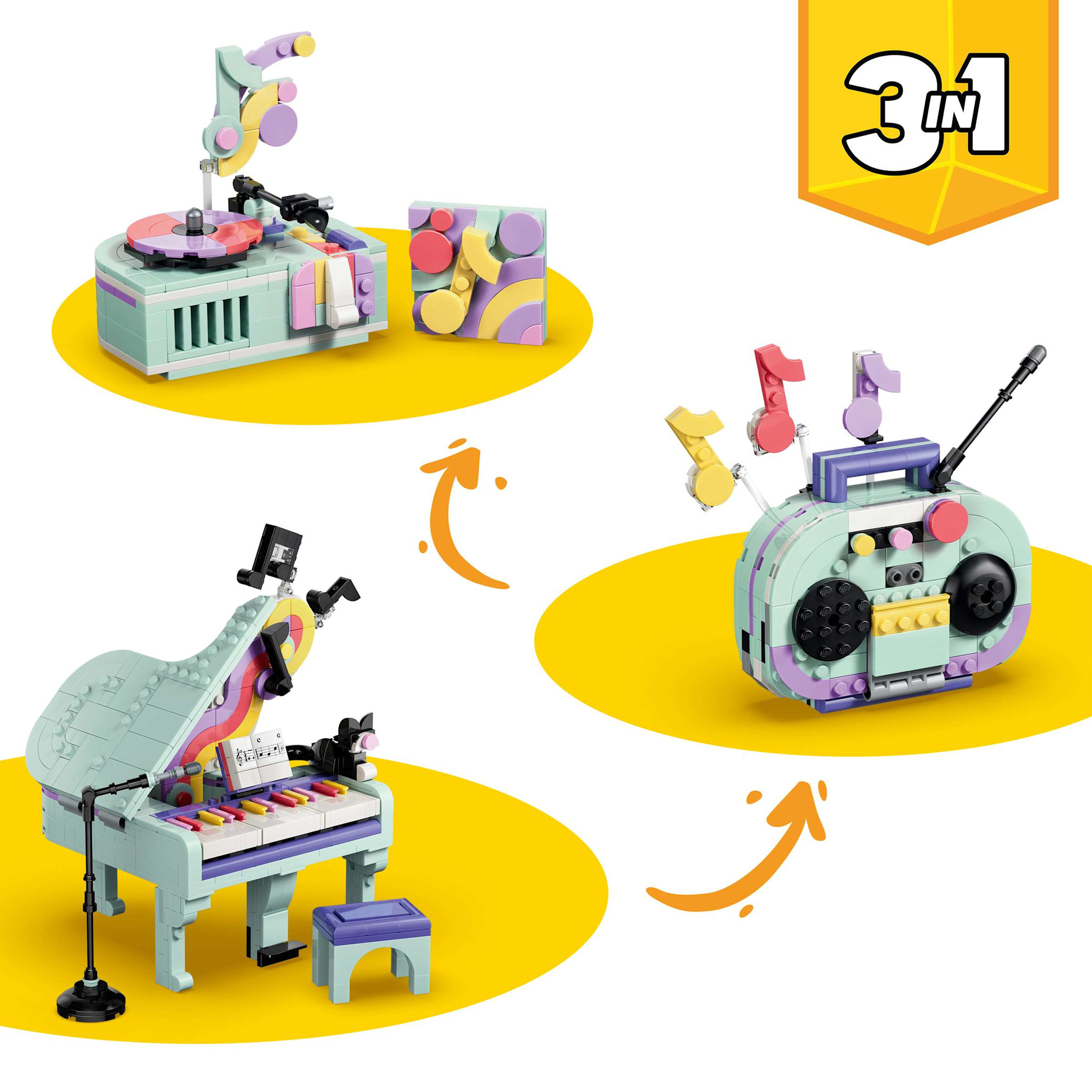Lego Lego Creator Music Decor Piano with Cat