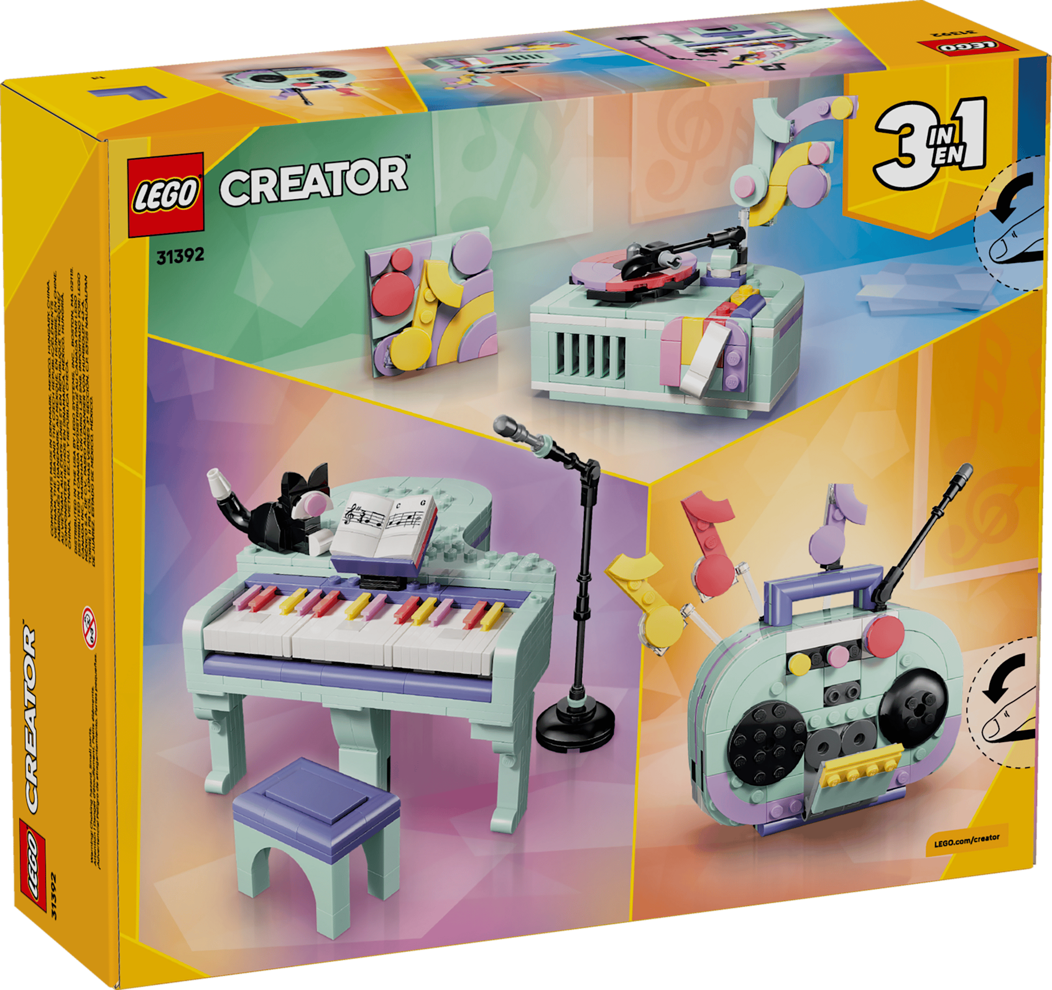 Lego Lego Creator Music Decor Piano with Cat