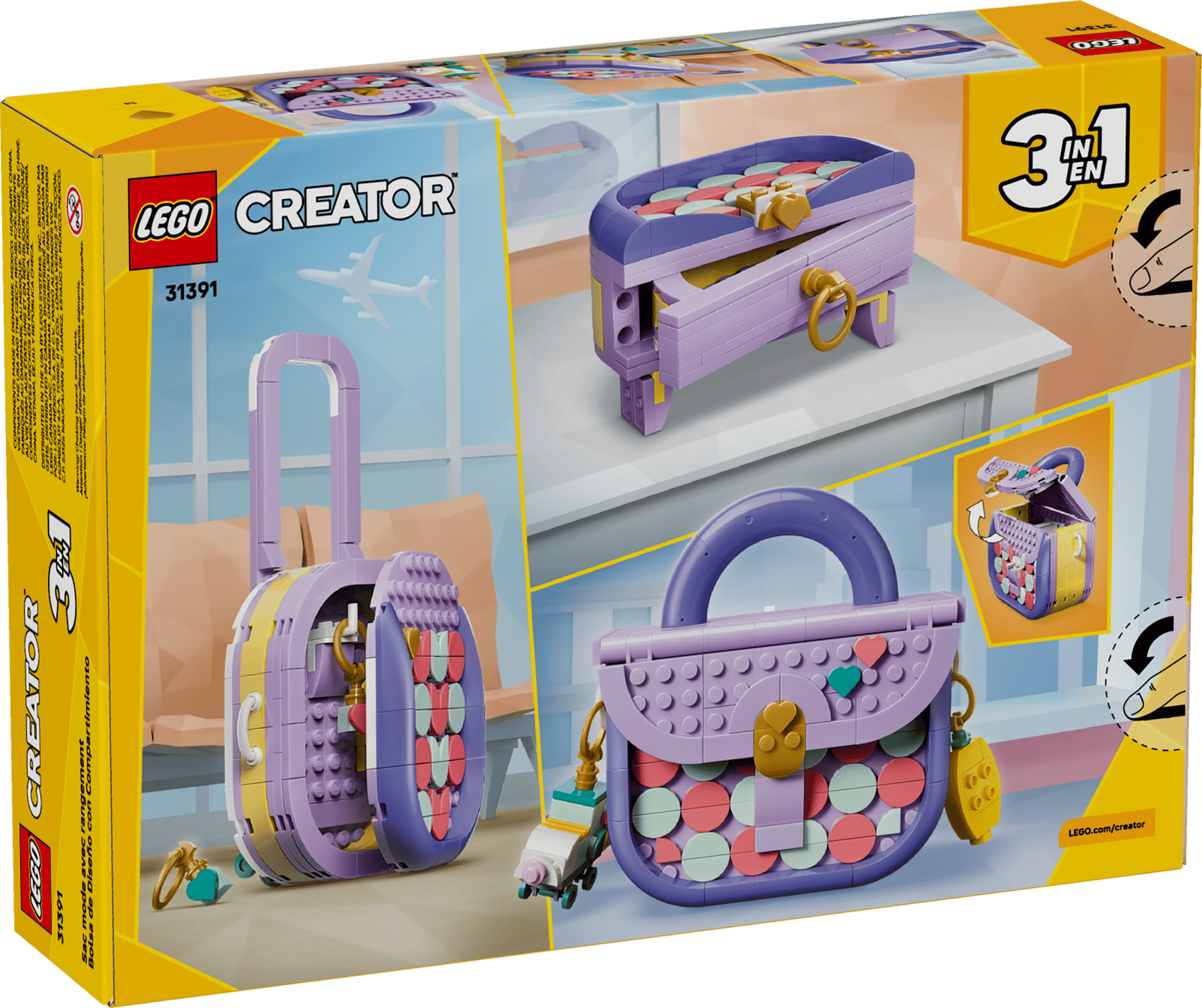 Lego Lego Creator Art Fashion Bag with Storage