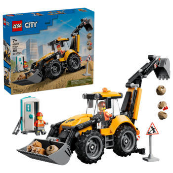 Lego Lego City Yellow Backhoe Loader