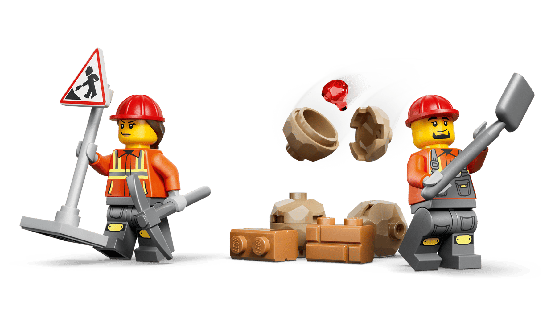 Lego Lego City Yellow Backhoe Loader