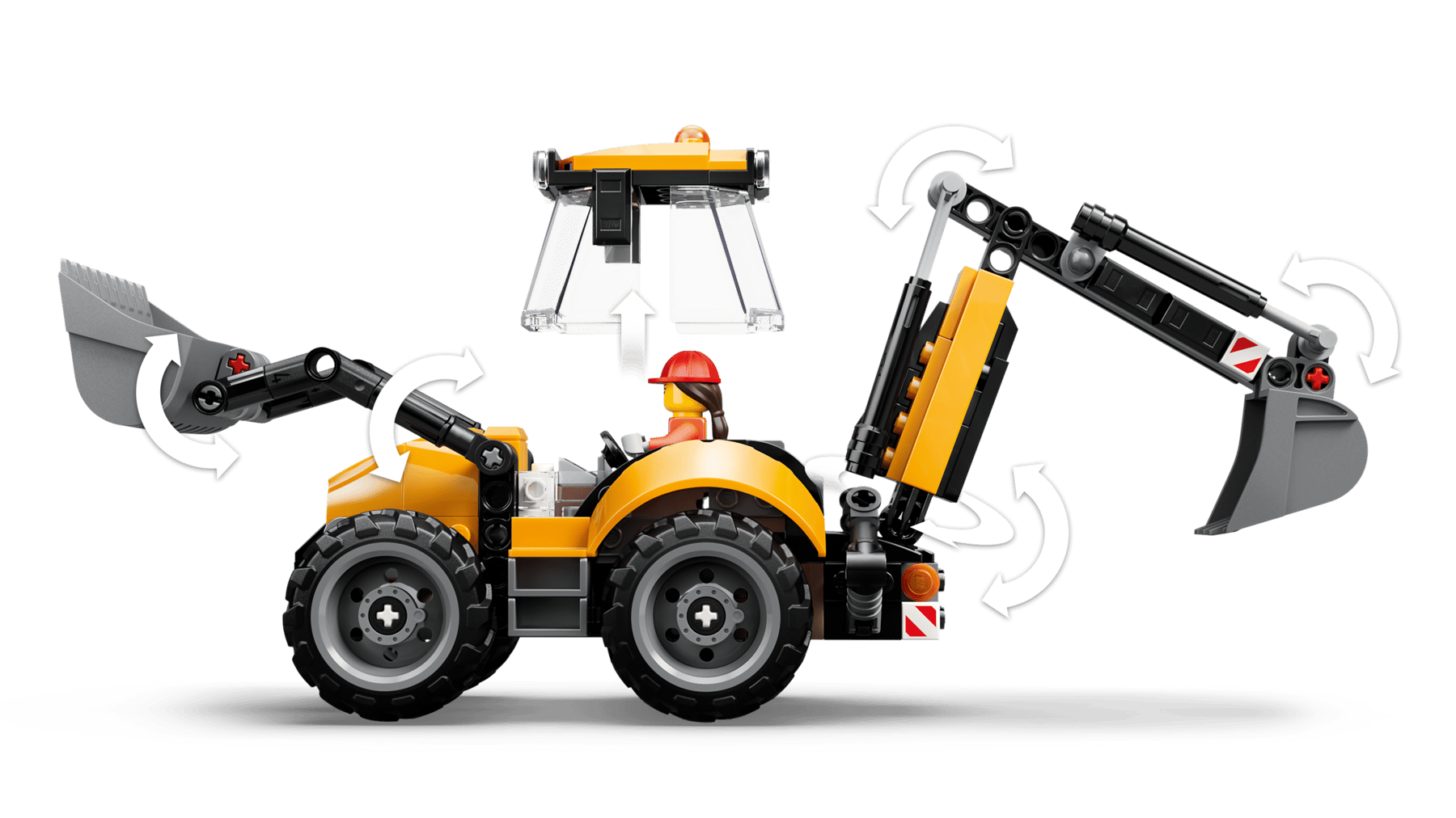 Lego Lego City Yellow Backhoe Loader