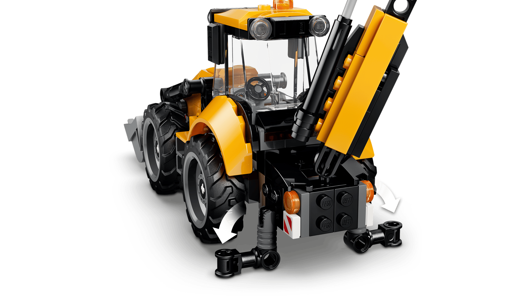 Lego Lego City Yellow Backhoe Loader