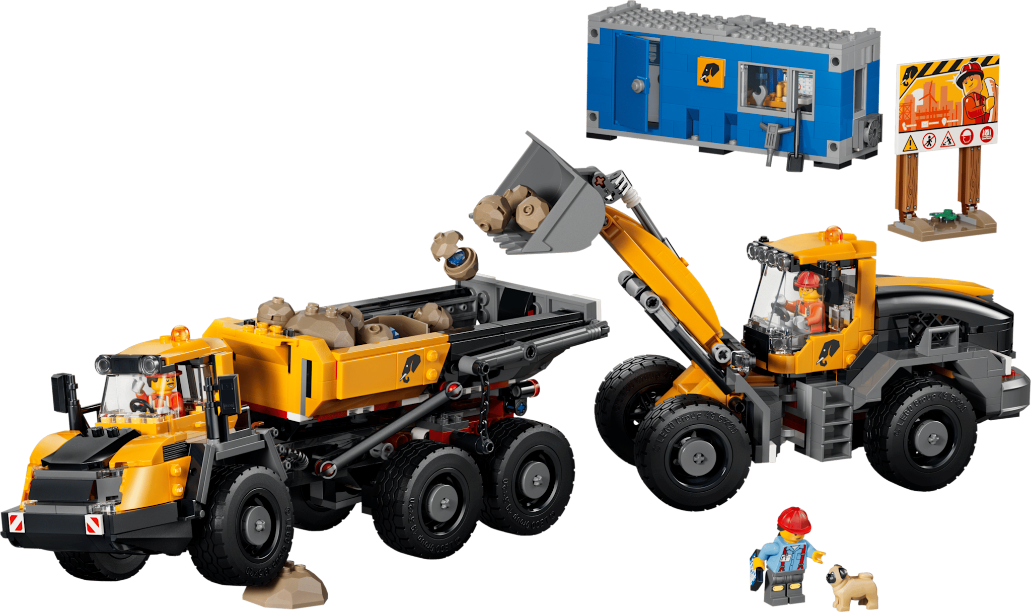 Lego Lego City Dump Truck & Front End Loader
