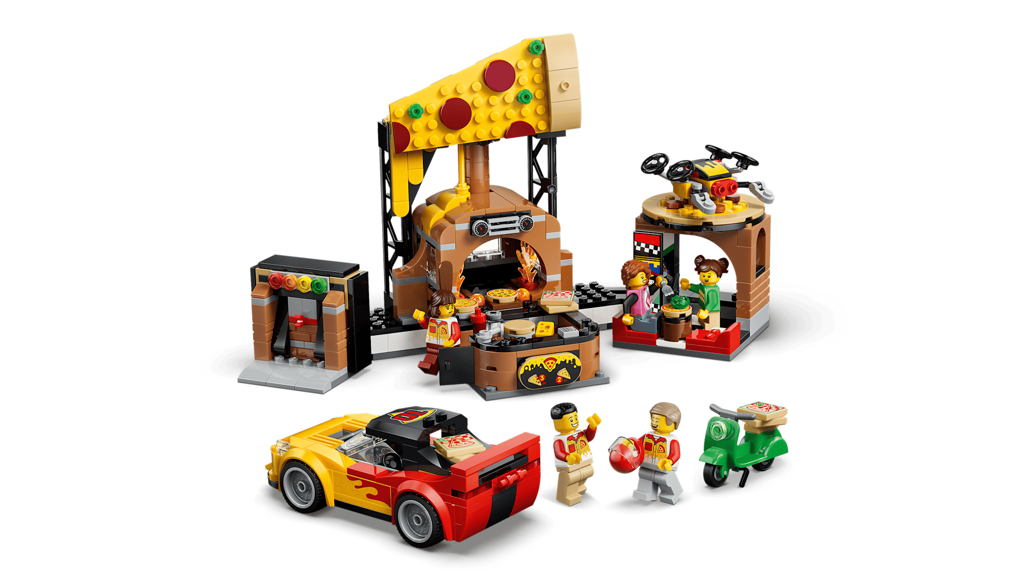 Lego Lego City Pizza Delivery Experience with Vehicles