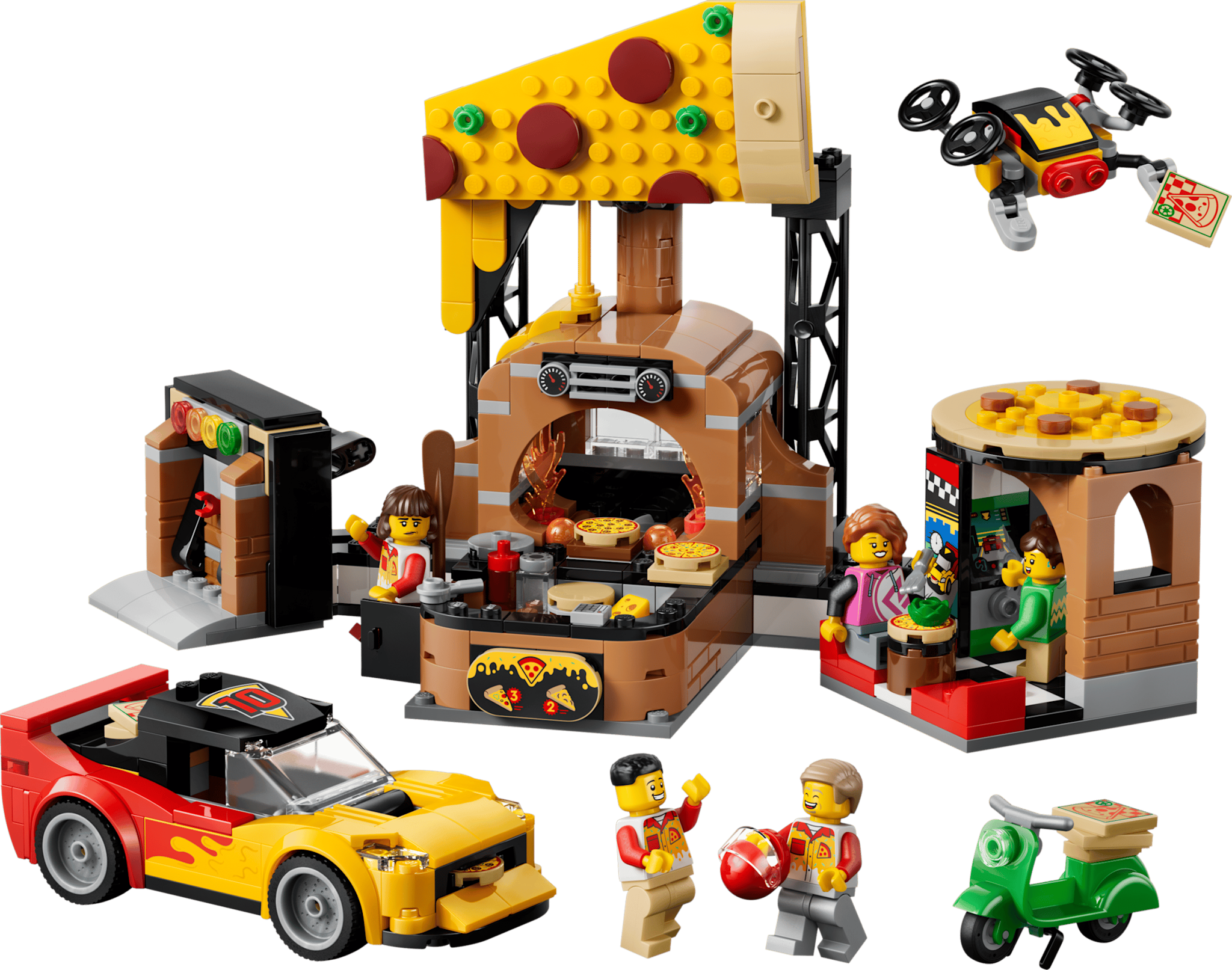 Lego Lego City Pizza Delivery Experience with Vehicles