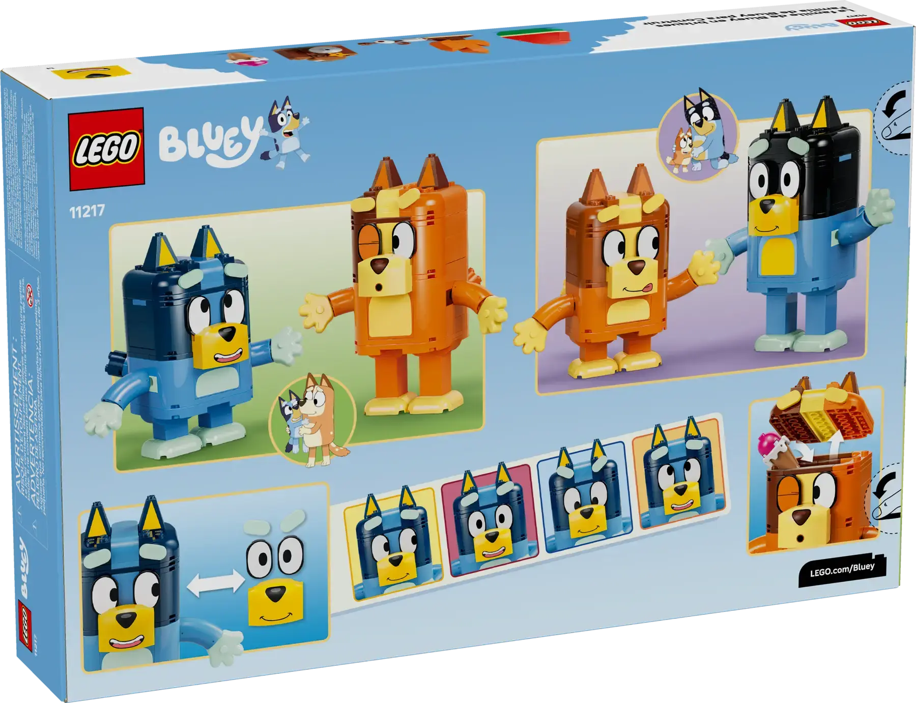Lego Lego Bluey Brick-Built Bluey Family