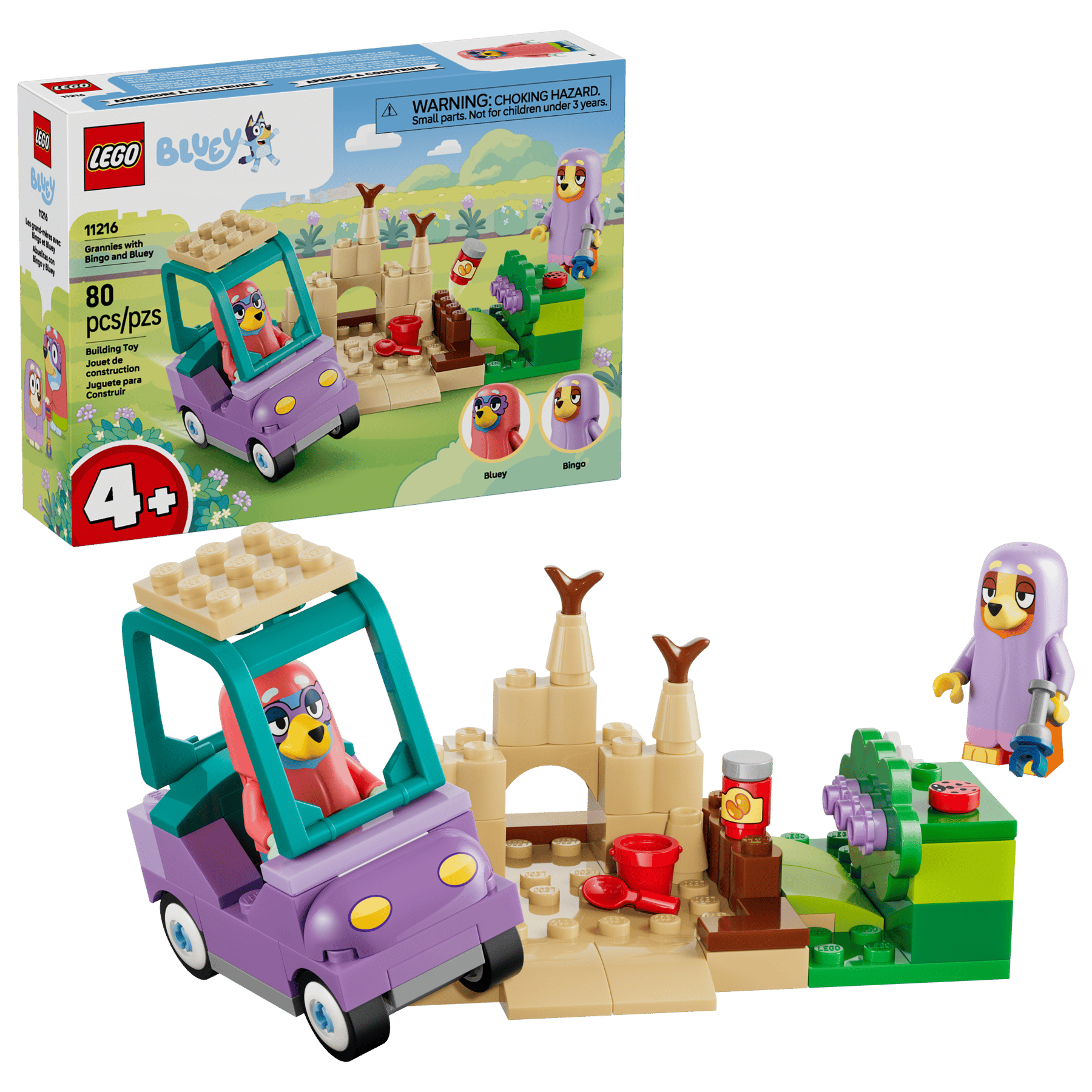 Lego Lego Bluey Grannies with Bingo and Bluey