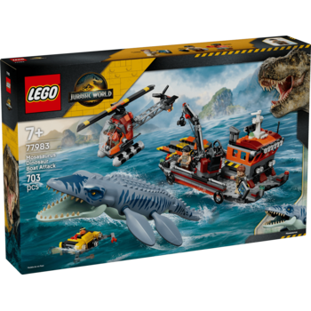 Lego Lego Jurassic World Mosasaurus Dinosaur Boat