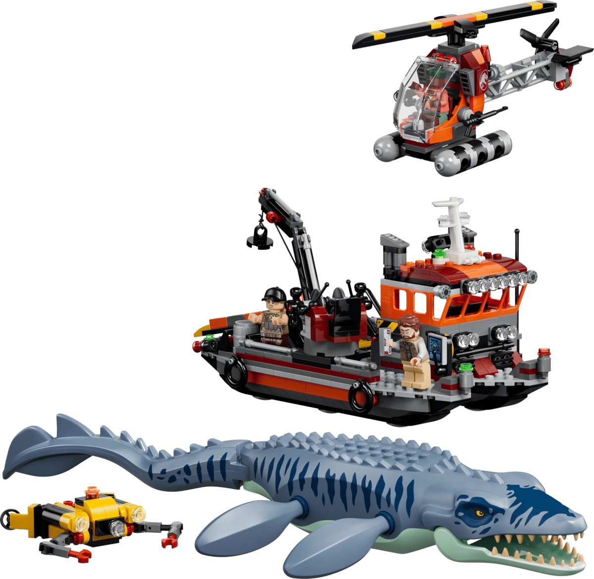 Lego Lego Jurassic World Mosasaurus Dinosaur Boat