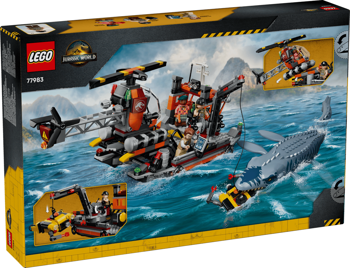 Lego Lego Jurassic World Mosasaurus Dinosaur Boat