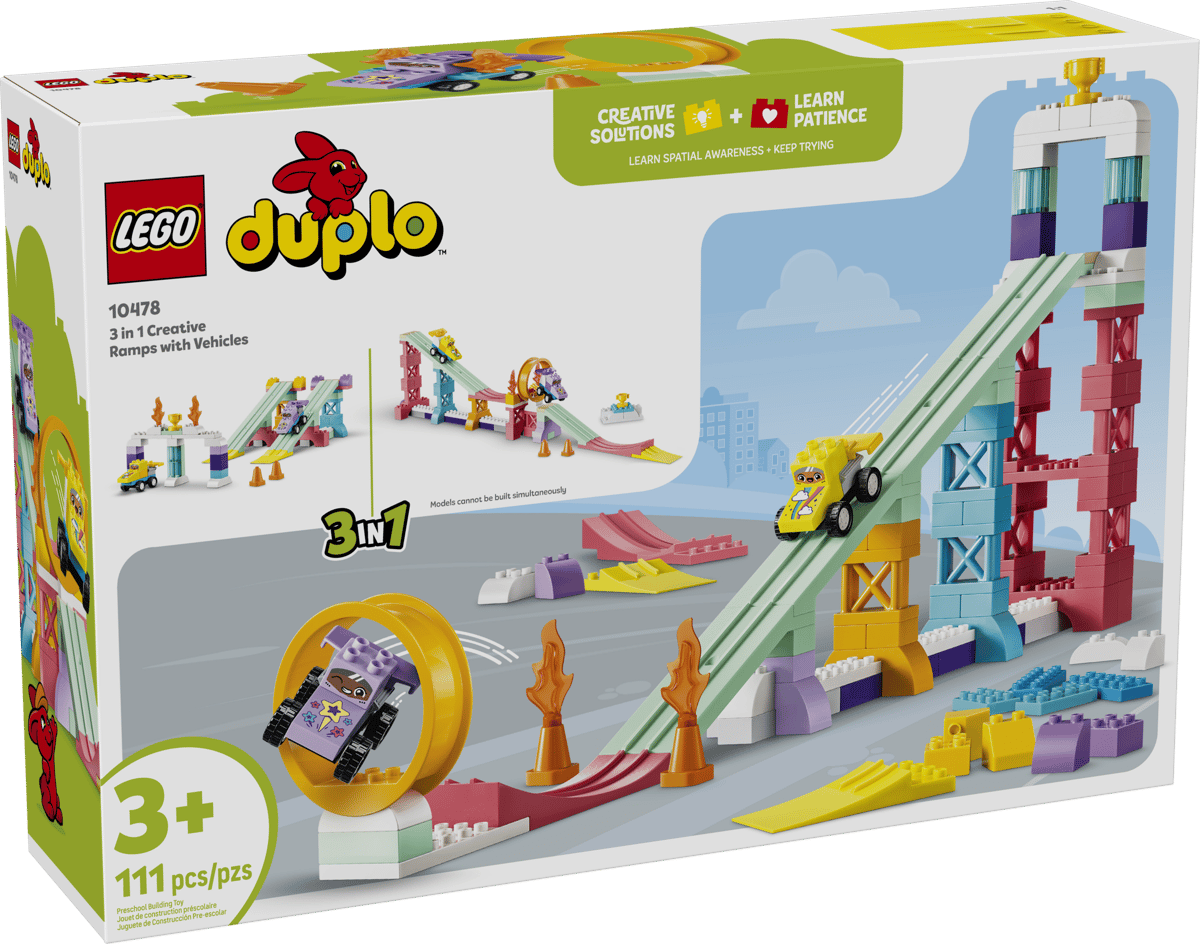 Lego Lego Duplo 3 in 1 Creative Ramps with Vehicles