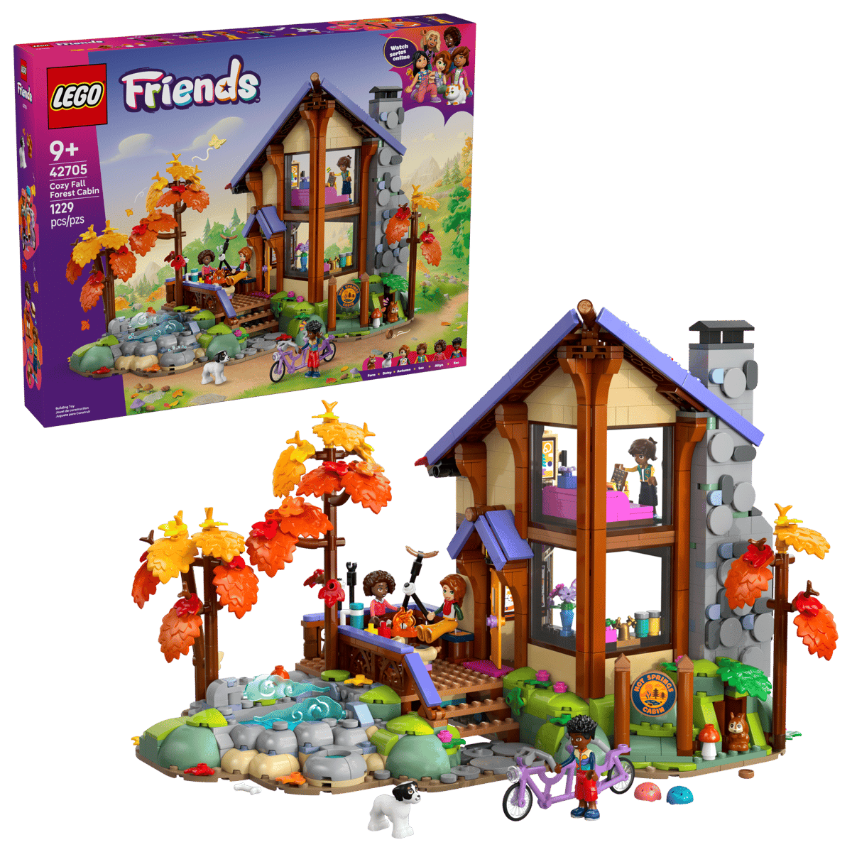 Lego Lego Friends Cozy Fall Forest Cabin