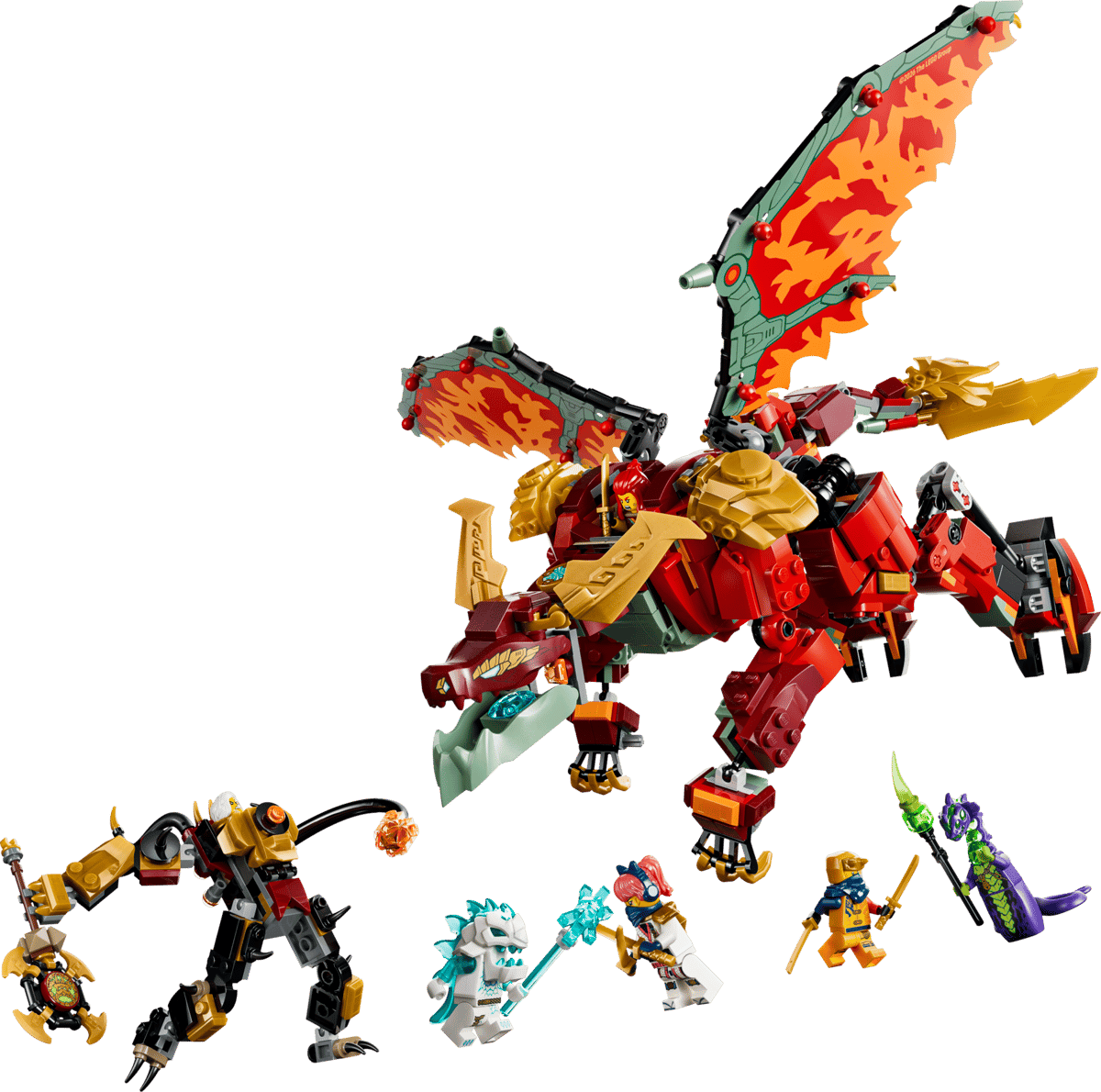 Lego Lego Ninjago Wyldfyre's Transforming Dragon
