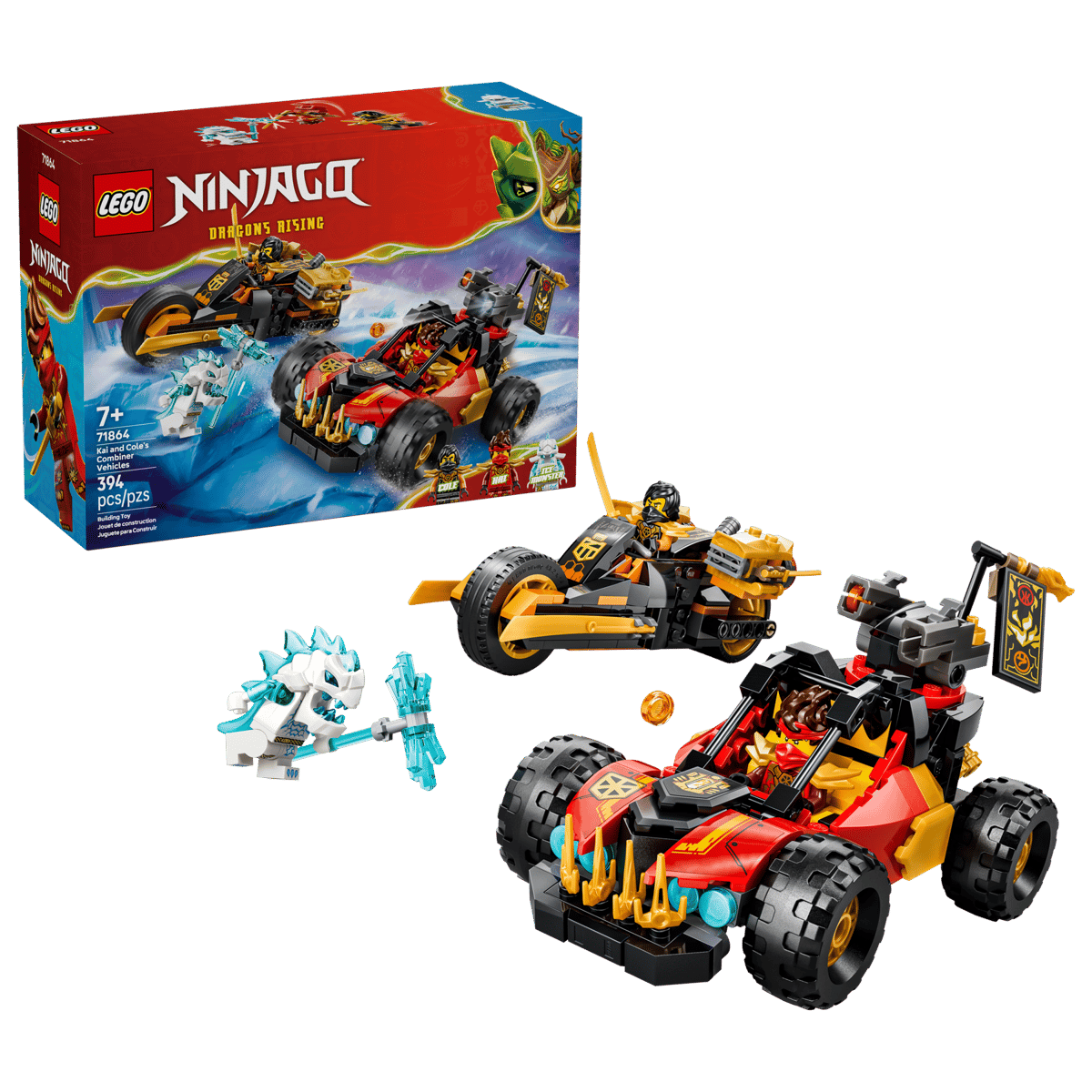 Lego Lego Ninjago Kai and Cole's Combiner Vehicles