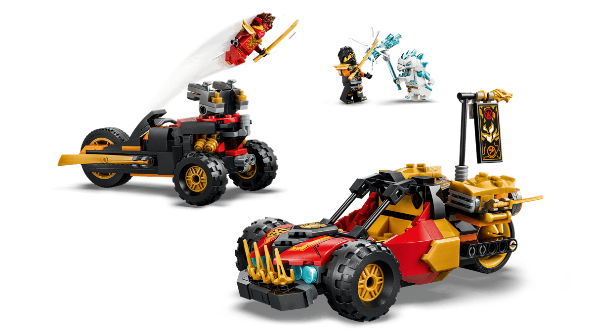 Lego Lego Ninjago Kai and Cole's Combiner Vehicles