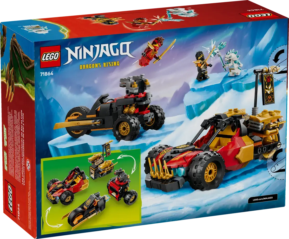 Lego Lego Ninjago Kai and Cole's Combiner Vehicles