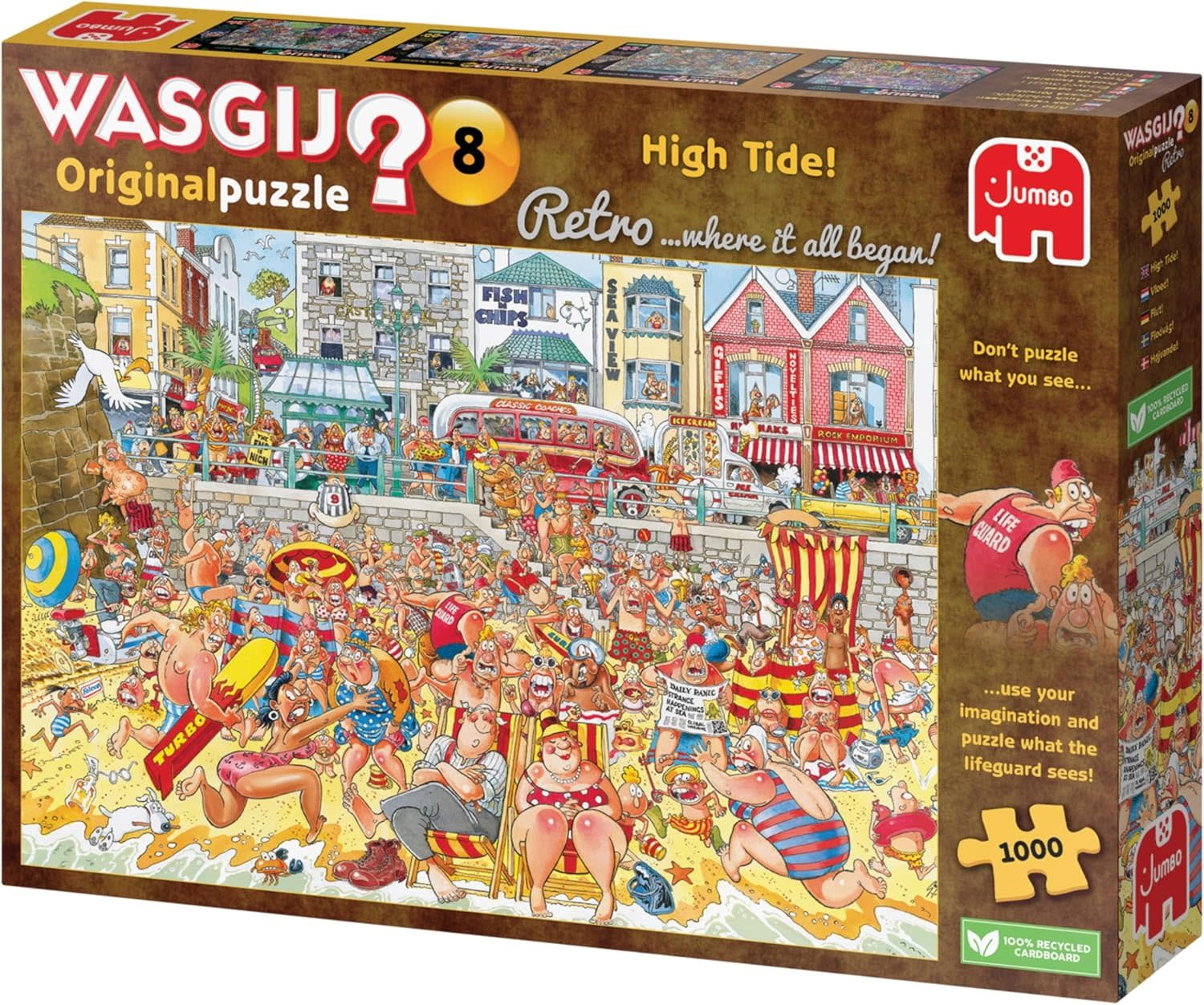 Wasgij Puzzle 1000pc Original #8 High Tide!