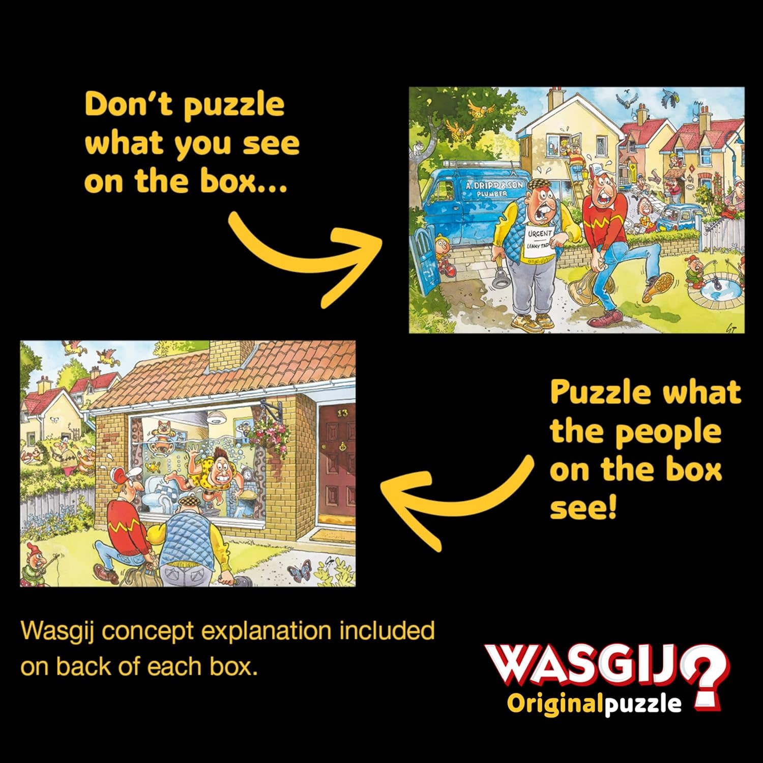 Wasgij Puzzle 1000pc Original #8 High Tide!