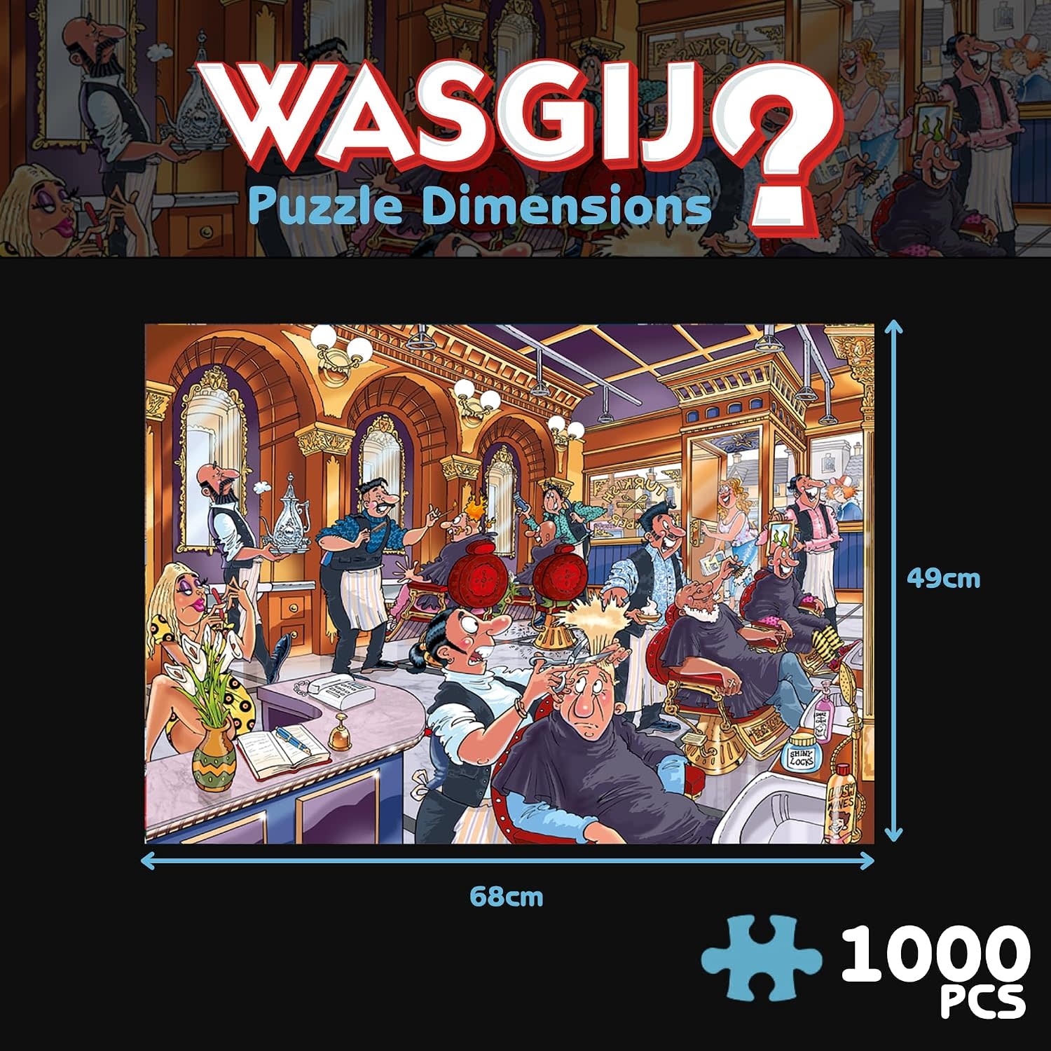 Wasgij Puzzle 1000pc Mystery #27 A Close Shave!