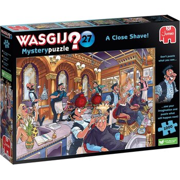 Wasgij Puzzle 1000pc Mystery #27 A Close Shave!
